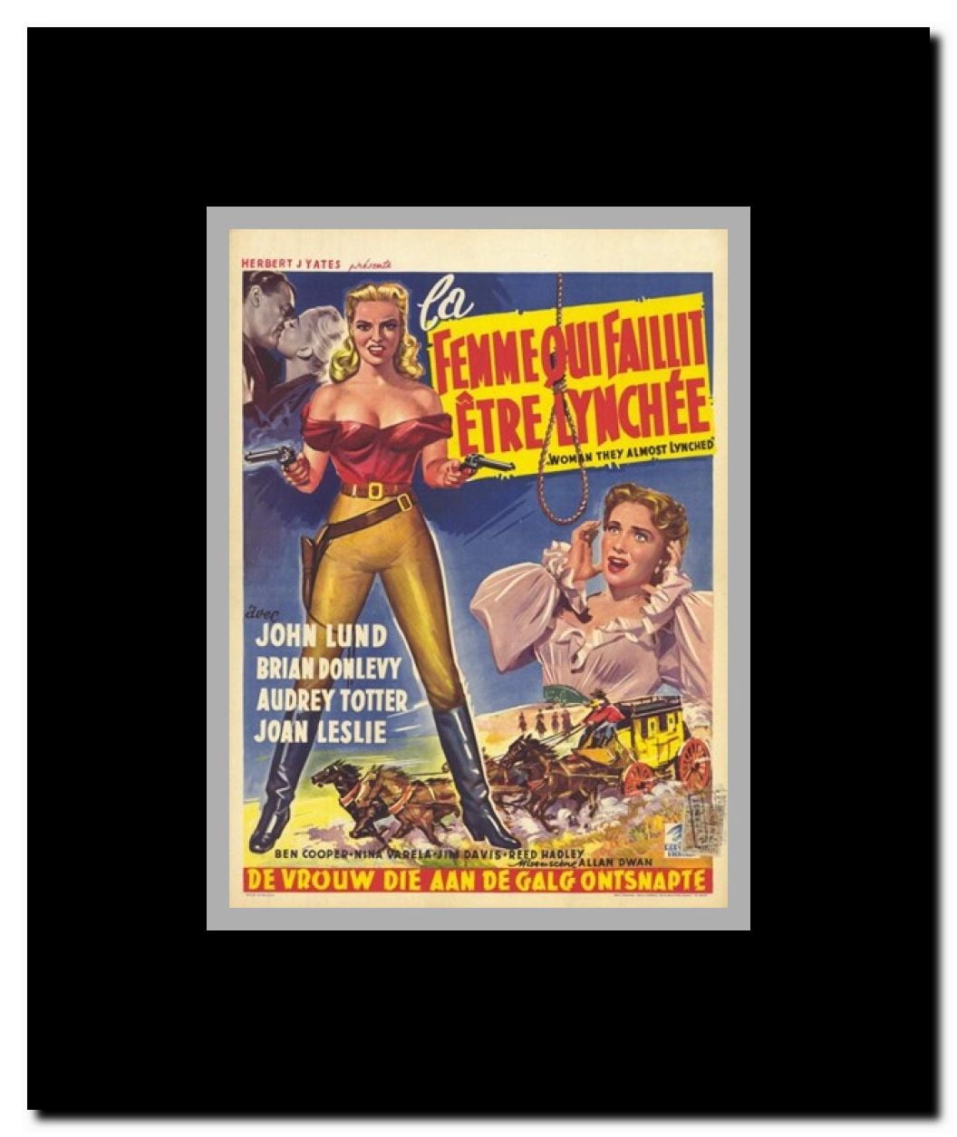 The Woman They Almost Lynched Framed Movie Poster