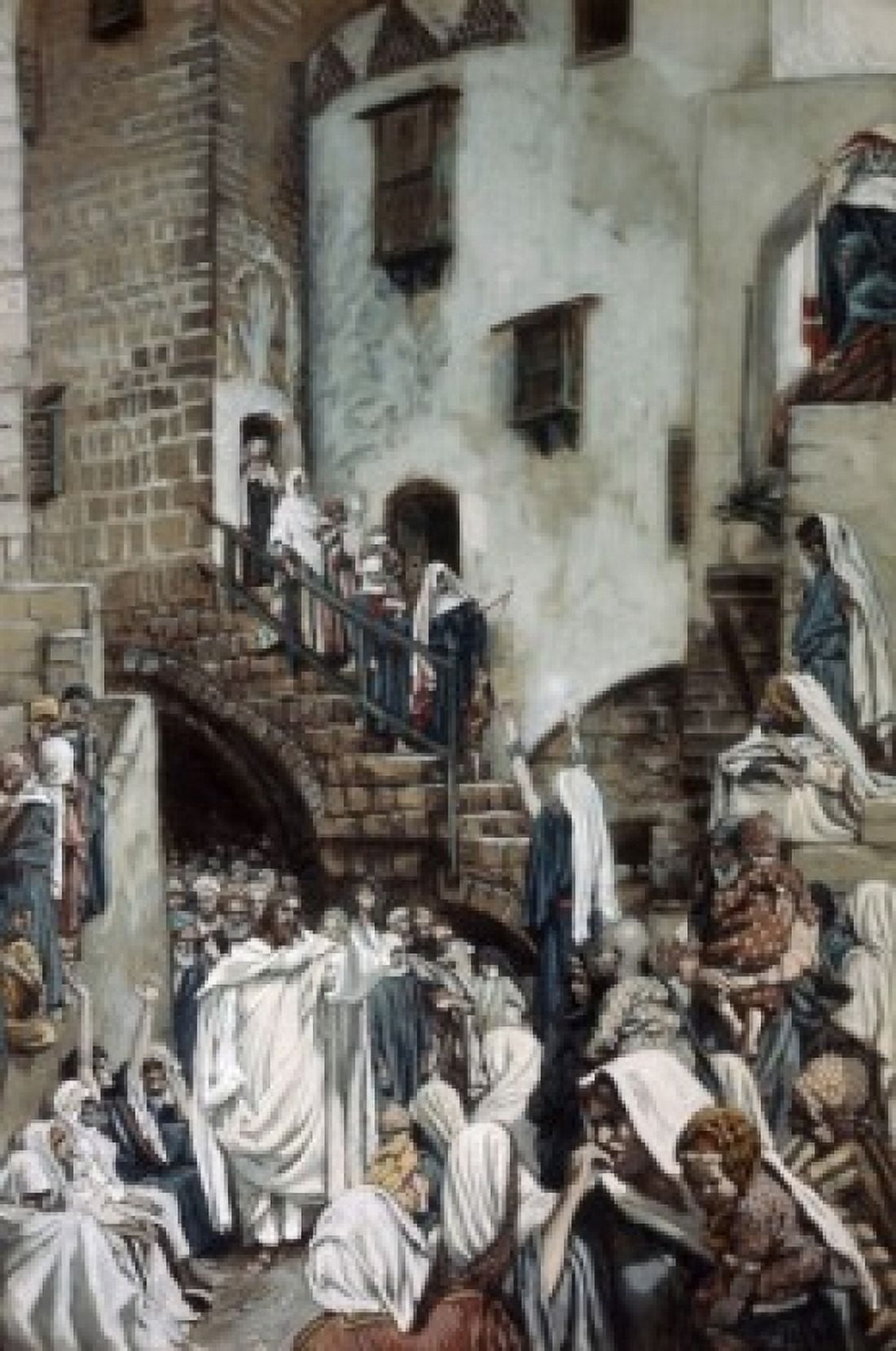 The Woman Who Lifted Up Her Voice James Tissot (1836-1902 French) Canvas Art - James Tissot (24 x 36)