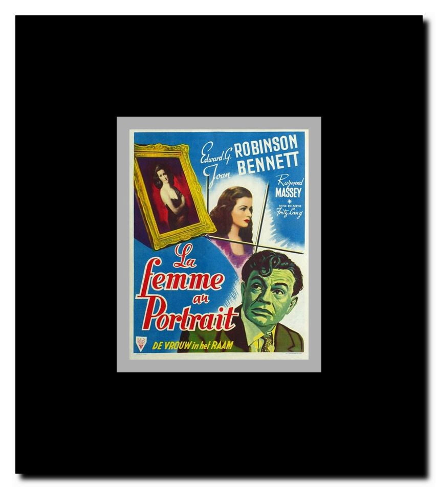 The Woman in the Window Framed Movie Poster