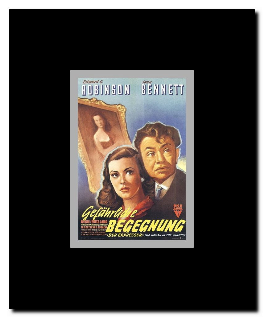 The Woman in the Window Framed Movie Poster