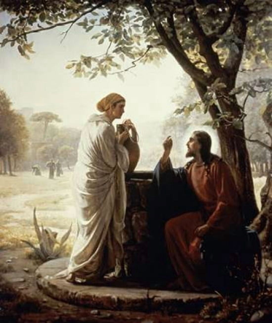 The Woman of Samaria Canvas Art - Carl Bloch (20 x 24)