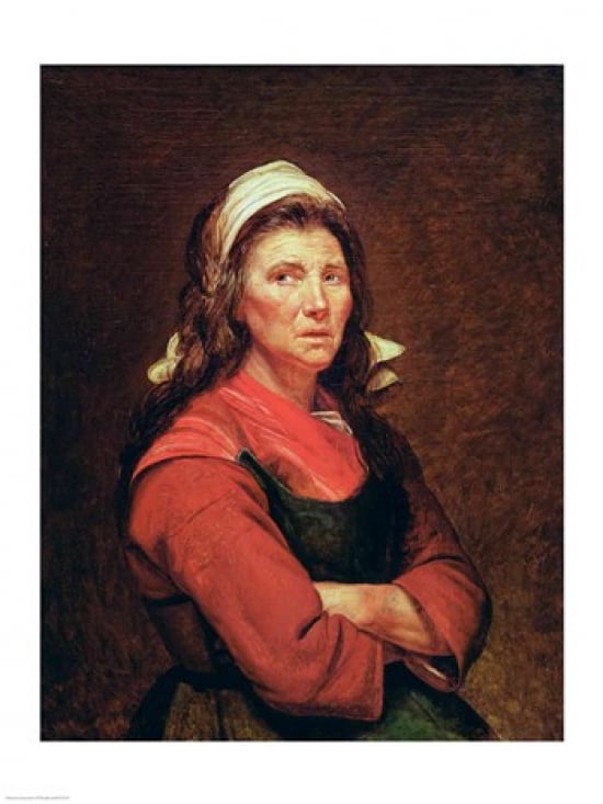 The Woman of the People Canvas Art - Jacques-Louis David (18 x 24)