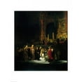 thumbnail image 1 of The Woman taken in Adultery  1644 Poster Print by Rembrandt van Rijn, 1 of 2