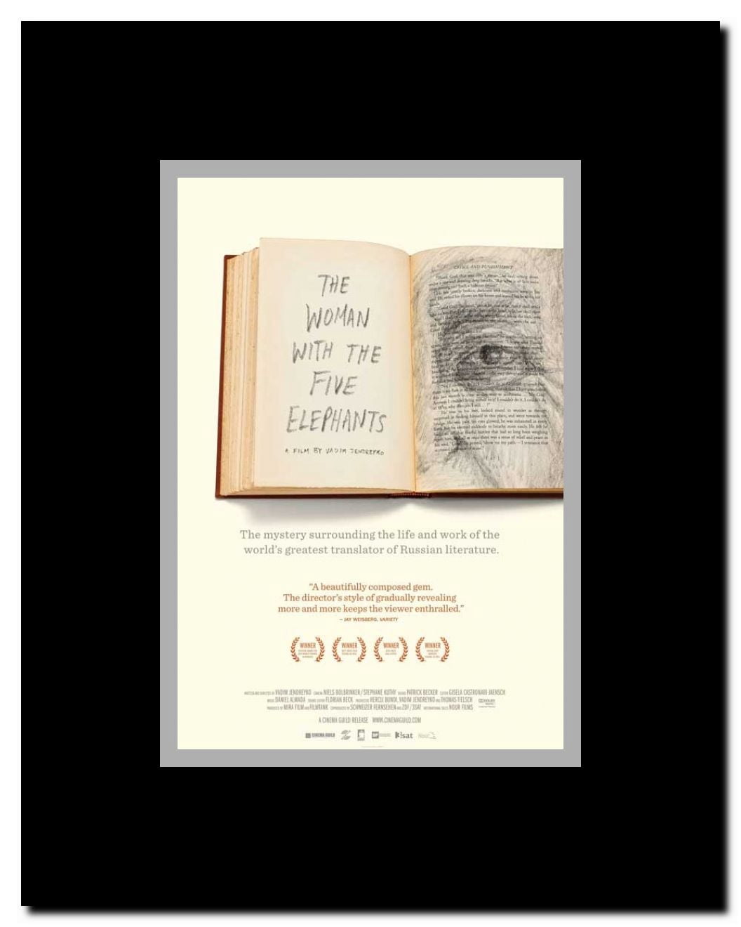The Woman with the 5 Elephants Framed Movie Poster