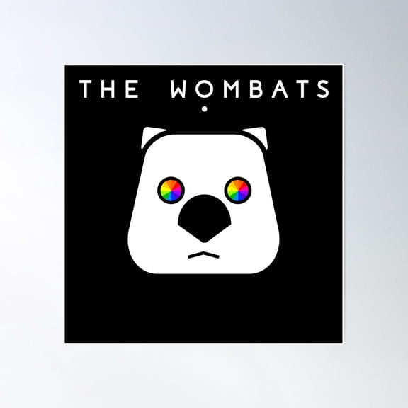 The Wombats ➤ Wombat Drawing Poster Wall Art, Modern Wall Decor, 16x16 UNFRAMED