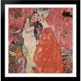 thumbnail image 1 of The Women Friends 28x28 Large Black Wood Framed Print Art by Gustav Klimt, 1 of 2