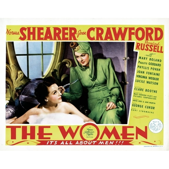 The Women From Left Joan Crawford Rosalind Russell 1939 Movie Poster Masterprint (14 x 11)