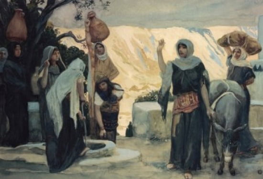 The Women at the Well James Tissot (1836-1902French) Canvas Art - James Tissot (24 x 36)