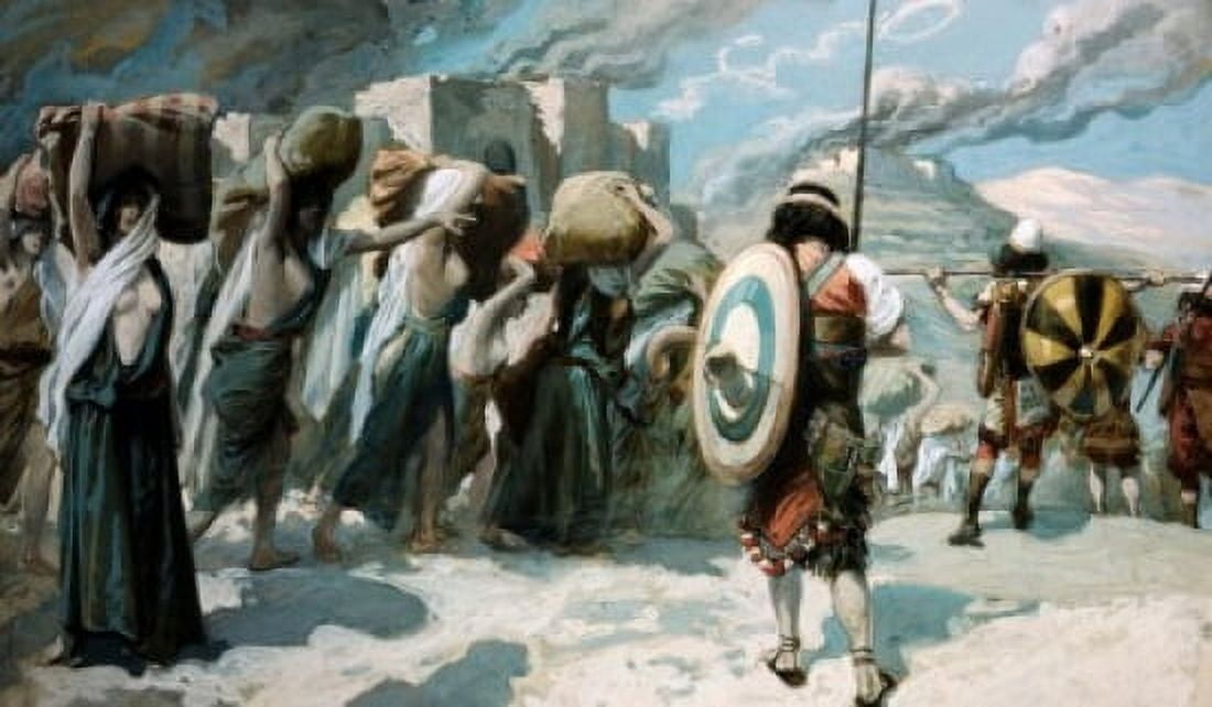 The Women of the Midian Led Captive by the Hebrews James Tissot (1836-1902 French) Jewish Museum New York City Canvas Art - James Tissot (18 x 24)