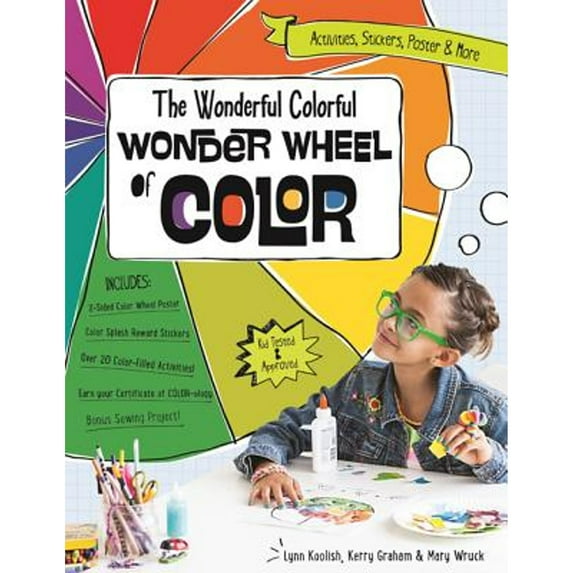 The Wonderful Colorful Wonder Wheel of Color : Activities, Stickers, Poster & More (Paperback)