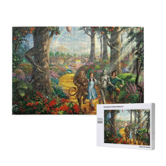 The Wonderful Wizard Of Oz Jigsaw Puzzle,1000 puzzle pieces Gift Toys Art Home Decor