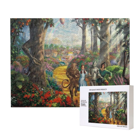 The Wonderful Wizard Of Oz Jigsaw Puzzle,500 puzzle pieces Gift Toys Art Home Decor