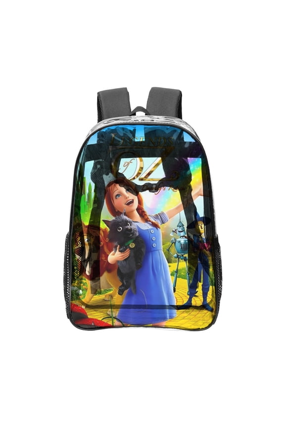 The Wonderful Wizard Of Oz Pattern Transparent Backpack Lightweight And fashionable Showcasing Personality And Leading The Trend