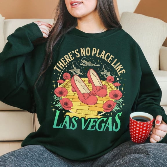 The Wonderful Wizard Sweatshirt, No Place Like Las Vegas Sweater, Wizard Shirt, Classic Literature Tee Tshirt All Size S-5XL