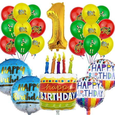 The Wonderful Wizard of Oz Balloons Party Supplies 1st Big Number Decorations Decor Kit Birthday