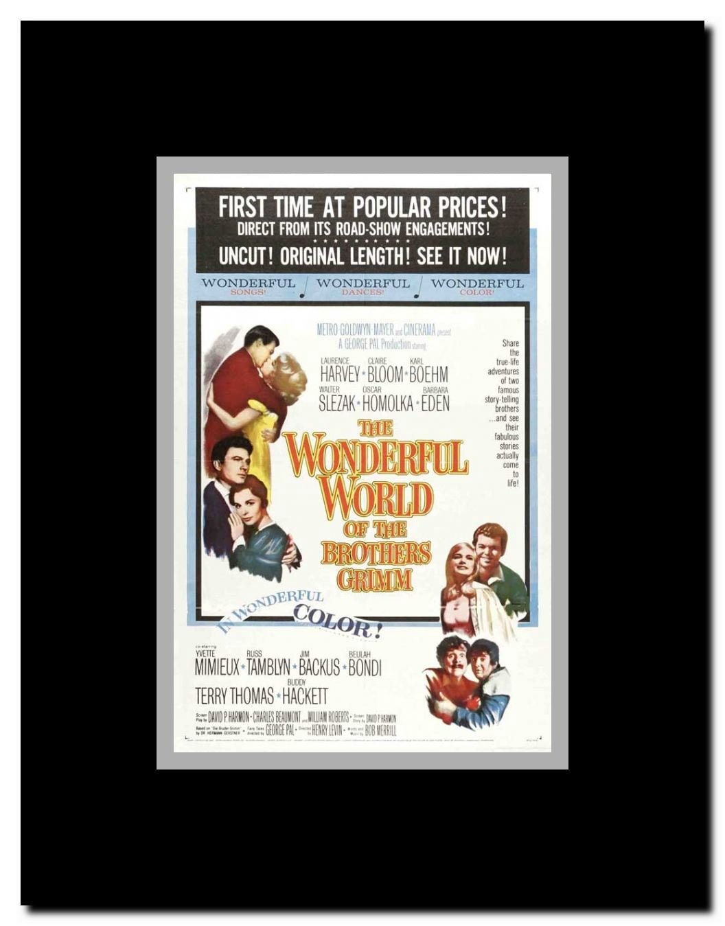 The Wonderful World of the Brothers Grimm Framed Movie Poster