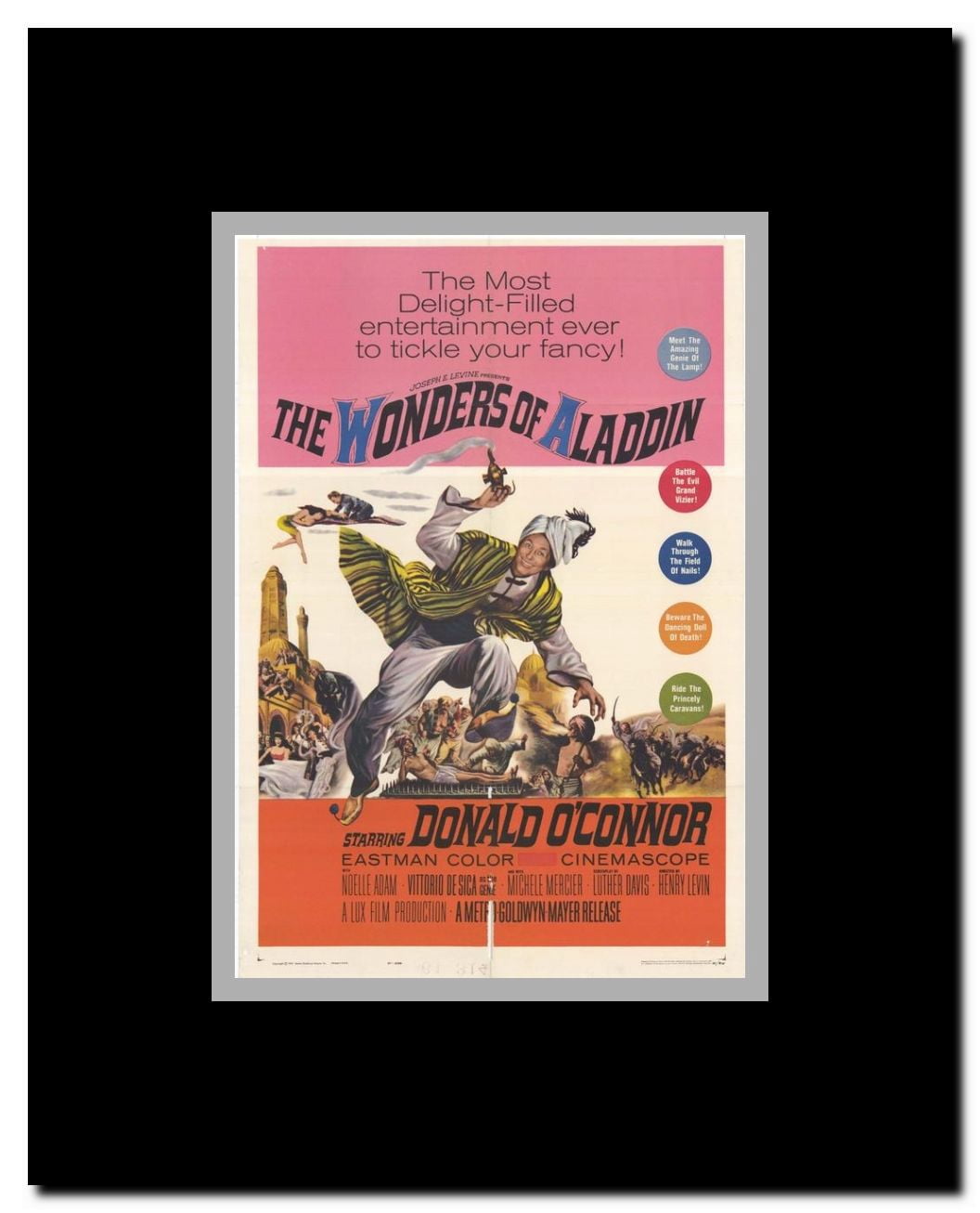 The Wonders of Aladdin Framed Movie Poster