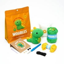 The Woobles Beginner Crochet Amigurumi Kits - Dinosaur