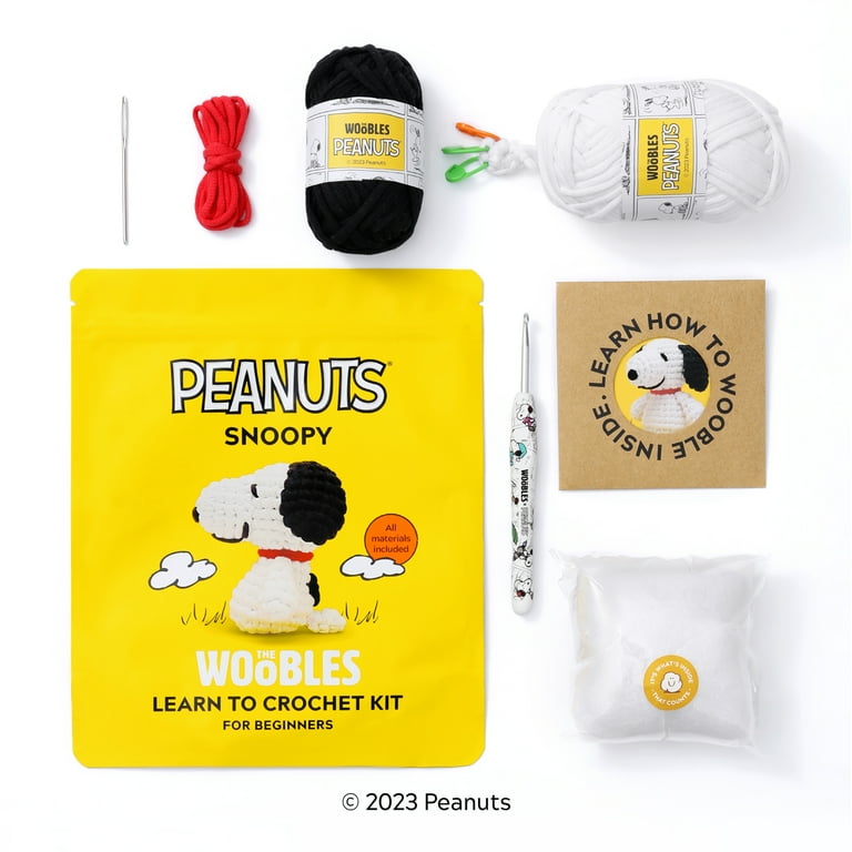 The Woobles Beginner Crochet Amigurumi Kit – Snoopy, Learn to