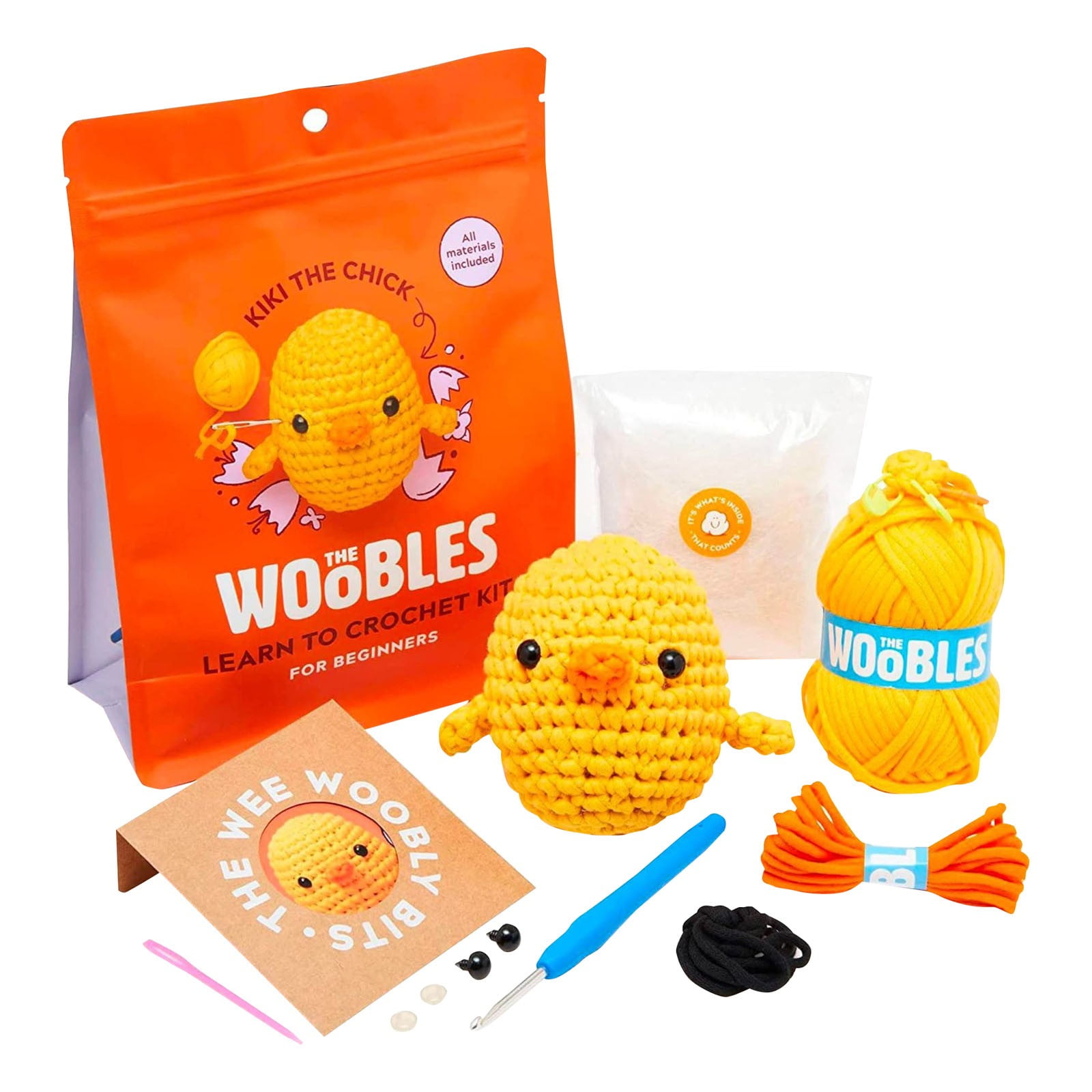 The Woobles Crochet Kit With Easy Peasy Yarn As Seen On Tank For