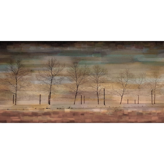 The Woods by Parvez Taj Painting Print on Wrapped Canvas