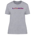 thumbnail image 1 of The Word Lacrosse T-Shirt Women -Image by Shutterstock, Female Medium, 1 of 2