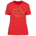 thumbnail image 1 of The Word Love In Round Floral Tee Women's -Image by Shutterstock, 1 of 2