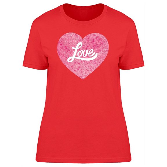The Word Love Inside Heart Tee Women's -Image by Shutterstock