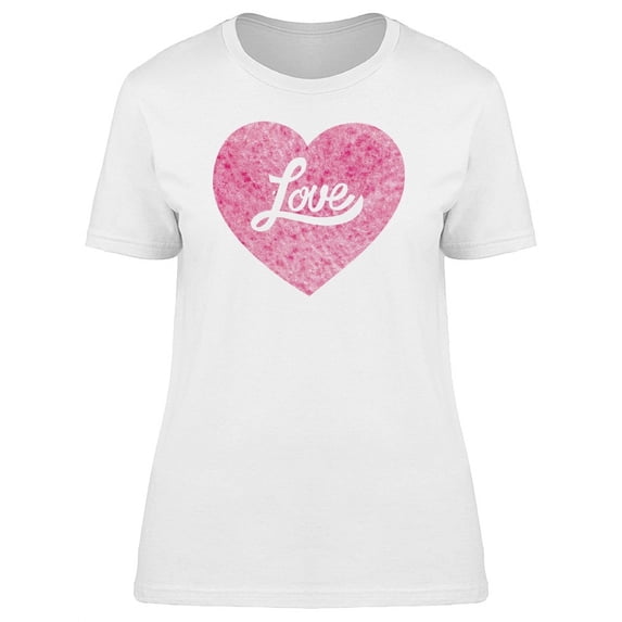 The Word Love Inside Heart Tee Women's -Image by Shutterstock