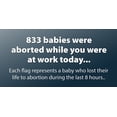 thumbnail image 1 of The Work Day Display Pro-Life Vinyl Sign, 1 of 1