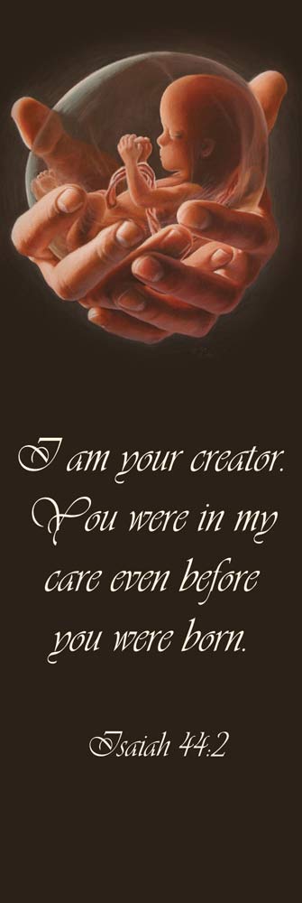 The Work of His Hands Pro-Life Bookmark (Pack of 100)