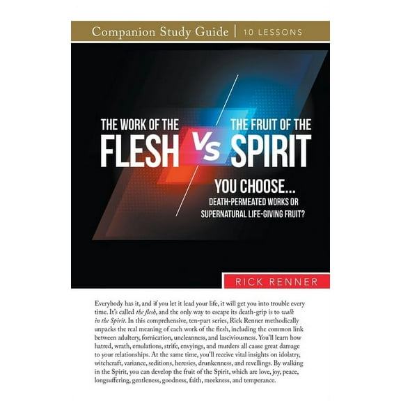 The Work of the Flesh vs. The Fruit of the Spirit, (Paperback)