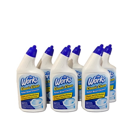 The Works Disinfectant Toilet Bowl Cleaner, 24 Fl. Oz. ( 6 Pack )