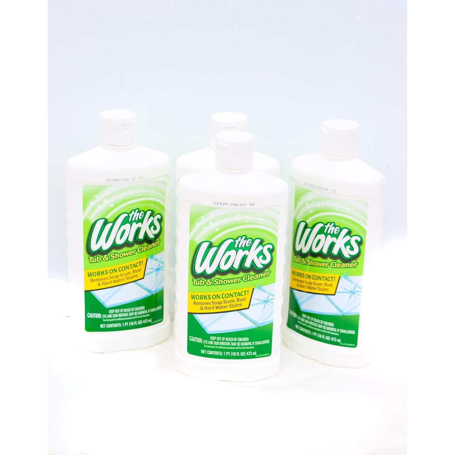 The Works - Tub & Shower Cleaner 1PT (16FL OZ) 473ml (4) - Walmart.com