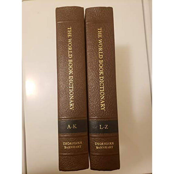 Pre-Owned The World Book Dictionary (Two Volume Set) Paperback