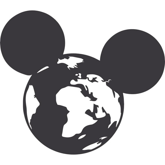 The World Cartoon Character Art Vinyl Decors Sticker Design Decal Girls Boys Kids Room Bedroom Nursery Kindergarten Home Decor Stickers Wall Vinyl Design Decoration Size (10x8 inch)