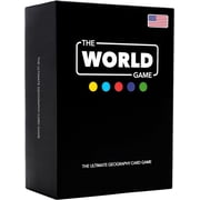 The World Game - Geography Card Game - Educational Games for Kids, Family and Adults - Cool Learning Gift Idea for Teenage Boys & Girls 8-12 with Map