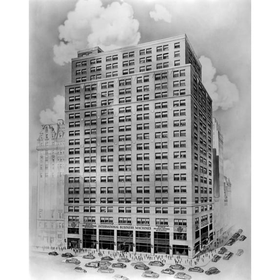 The World Headquarters Building Of International Business Machines Corporation. Located At Madison Avenue And 57Th