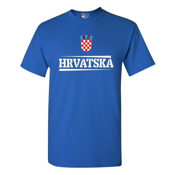 The World Hrvatska Croatia Football Soccer Team Sports DT Adult T-Shirt Tee