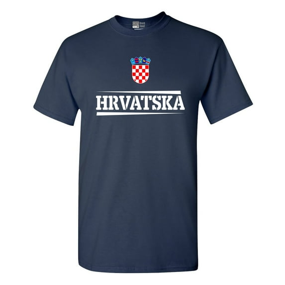 The World Hrvatska Croatia Football Soccer Team Sports DT Adult T-Shirt Tee