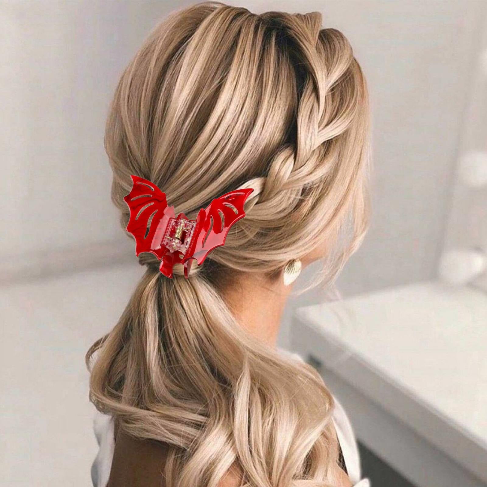 Hairdressing Weaving Artifact Kids Rainbow Ponytail Hair Clip Holiday Hair Bows for Little Girls Womens Hair Clips for Thick Hair Clips Hair Bows for Dogs Clip Thick Hair Clip to Er for Hair