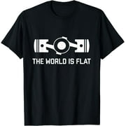 AAKMWHZC The World Is Flat Flat Four Boxer Engine JDM Racecar T Shirt-S