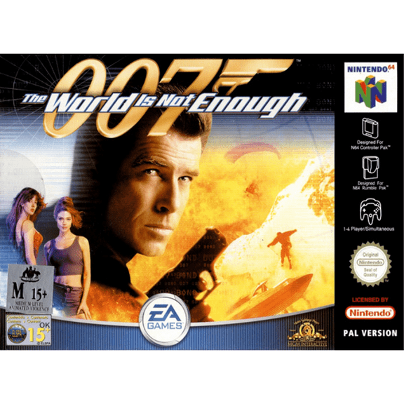 The World Is Not Enough N64 Game,US Version