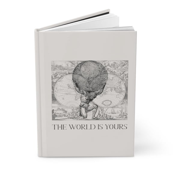 The World Is Yours III | World Map Atlas Hardcover Executive Notebook - Journal