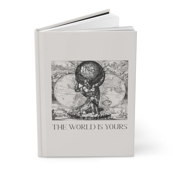 The World Is Yours IV | World Map Atlas Hardcover Executive Notebook - Journal