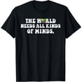 thumbnail image 1 of The World Needs All Kinds Of Minds Autism Awareness Puzzle T-Shirt, 1 of 4