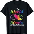 thumbnail image 1 of The World Needs All Kinds Of Minds Autism Neurodiversity T-Shirt, 1 of 4