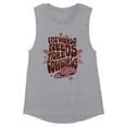 thumbnail image 1 of The World Needs More Cowgirls Women's Muscle Tank 2X-Large Heather Grey, 1 of 5