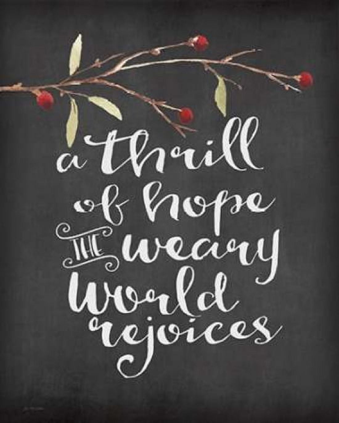 The World Rejoices Canvas Art - Jo Moulton (24 x 30)