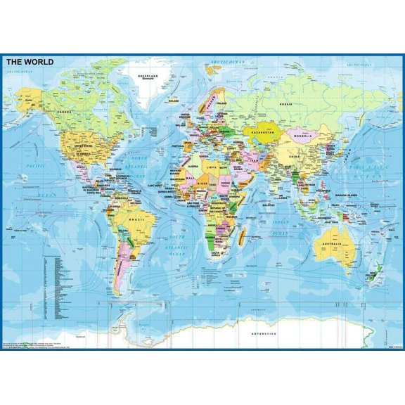 The World, a 200-piece Puzzle by Ravensburger